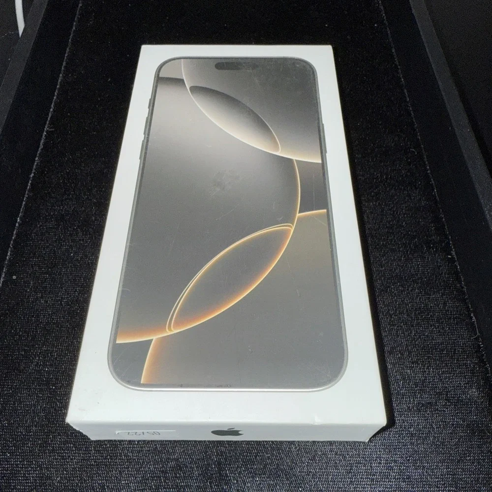 Original Apple iPhone 16‎ Pro Max Desert Titanium Empty Box Only 3897